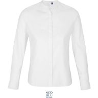 NEOBLU | Bart Women Hosszú ujjú Mao galléros poplin blúz