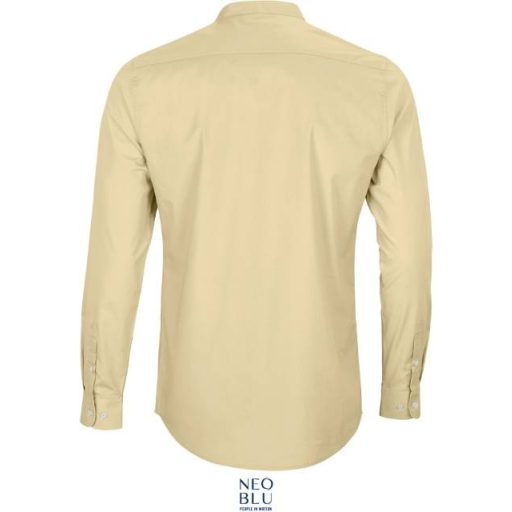 NEOBLU | Bart Men Hosszú ujjú Mao galléros poplin ing