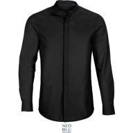 NEOBLU | Bart Men Hosszú ujjú Mao galléros poplin ing