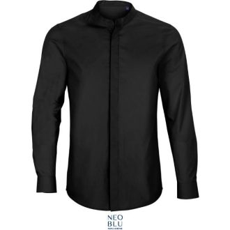 NEOBLU | Bart Men Hosszú ujjú Mao galléros poplin ing