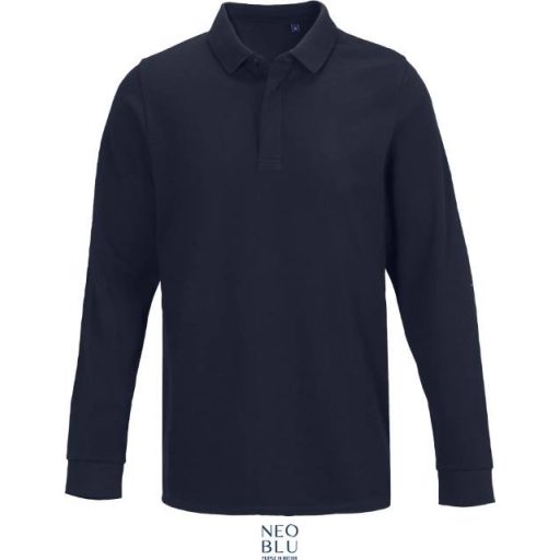 NEOBLU | Owen LSL Men Nehéz férfi hosszú ujjú piké póló