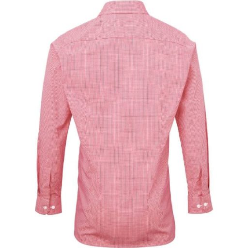 Premier | PR 220 Kockás poplin hosszú ujjú ing