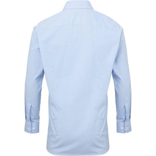 Premier | PR 220 Kockás poplin hosszú ujjú ing
