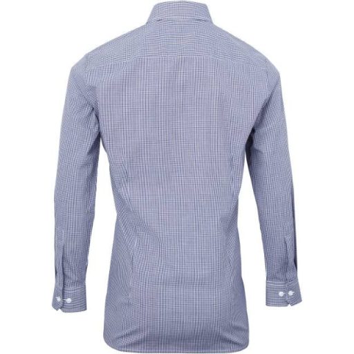 Premier | PR 220 Kockás poplin hosszú ujjú ing