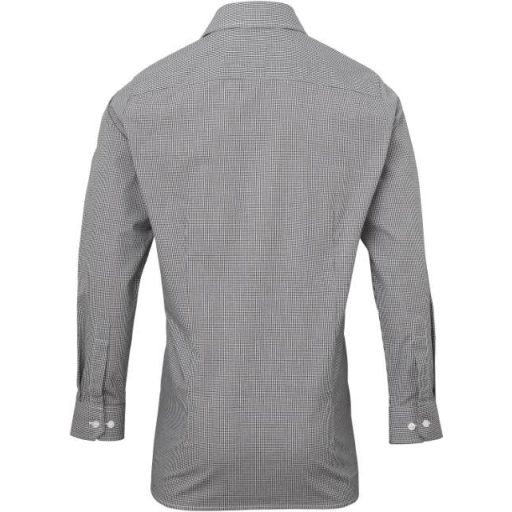 Premier | PR 220 Kockás poplin hosszú ujjú ing