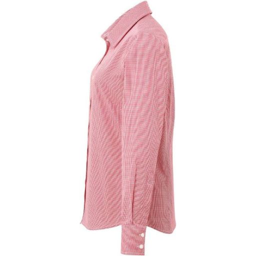 Premier | PR 320 Kockás poplin hosszú ujjú blúz