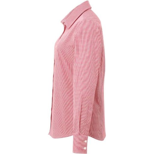 Premier | PR 320 Kockás poplin hosszú ujjú blúz