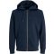 Jack & Jones | Classic Zip Hood Nehéz kapucnis cipzáras pulóver
