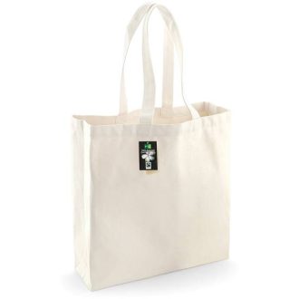Westford Mill | W 623 Fairtrade klasszikus pamut shopper