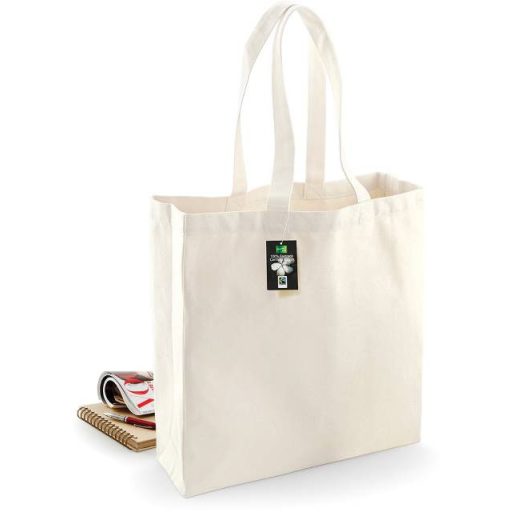 Westford Mill | W 623 Fairtrade klasszikus pamut shopper