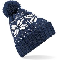 Beechfield | B 456 Fair Isle mintás Snowstar® beanie