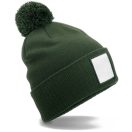 Beechfield | B 338R Pomponos patch kötött sapka