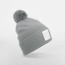 Beechfield | B 338R Pomponos patch kötött sapka