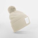 Beechfield | B 338R Pomponos patch kötött sapka