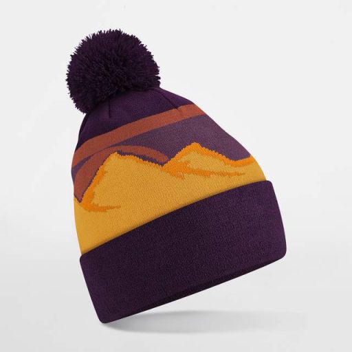 Beechfield | B 395R Pomponos sapka „Mountain Peaks”