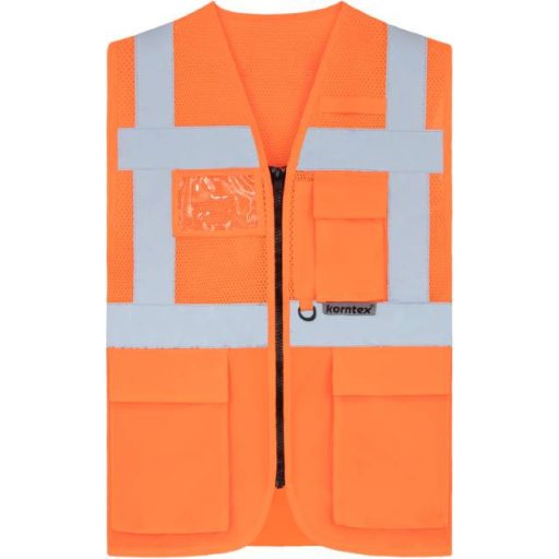 Korntex | KXEXQ – Athens Hi-Vis multifunkciós mellény