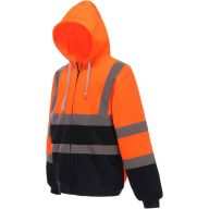 Yoko | HVK 07 Hi-Vis kapucnis cipzáras pulóver