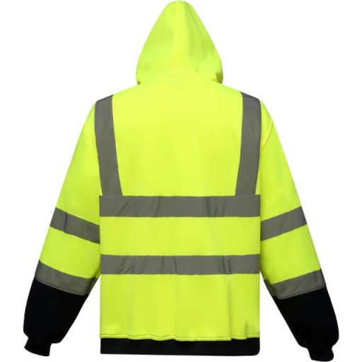 Yoko | HVK 07 Hi-Vis kapucnis cipzáras pulóver